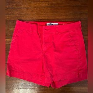 Red old navy shorts